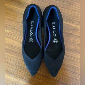 Rothy’s Black The Point Flats